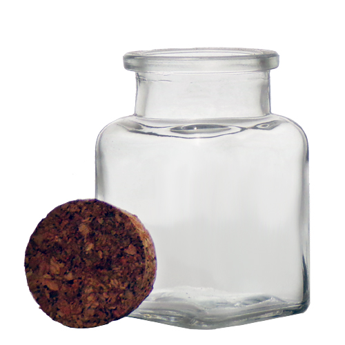 Contenitore ermetico per alimenti trasparente Barattolo per conserve/alimenti di slkfactory riutilizzabili borosilicato di alta qualità 1 pezzo un 1000 ml ANFORA IN VETRO TAPPO IN SUGHERO Scatola in Vetro con Coperchio 
