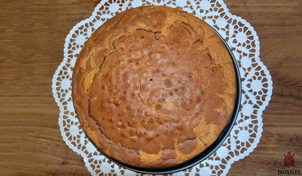 torta all'olio d'oliva marmorizzata